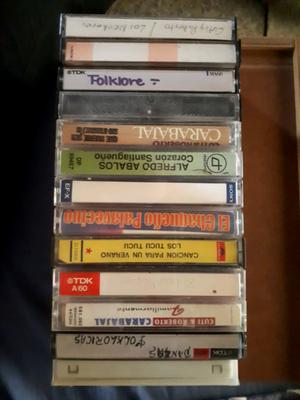 Cassettes grabados folclore