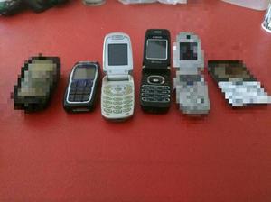 Celulares antiguos Motorola y Nokia