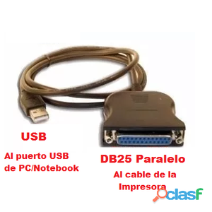 Conversor puerto Paralelo LPT1 a USB matriciales,