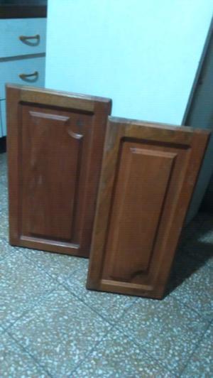 Puertas de madera para bajo mesada o alacena