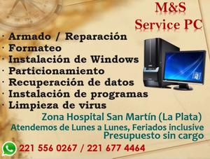 REPARACIÓN, ARMADO Y VENTA DE PC EN LA PLATA. ZONA HOSPITAL