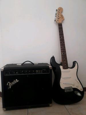 Squier Stratocaster Affinity + Fender Frontman 25R