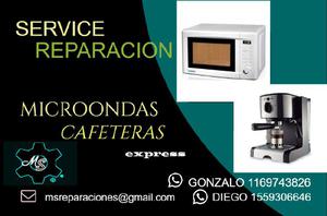 service y reparacion de microondas y cafeteras