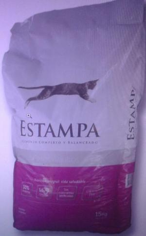 ALIMENTO BALANCEADO ESTAMPA GATOS X 15KG ENVIOS A DOMICILIO