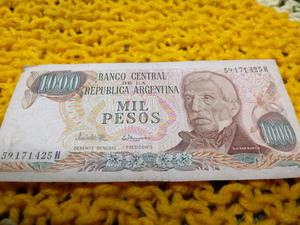 Billetes argentinos buen estado