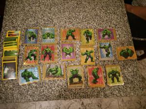Vendo coleccion completa de 192 figuritas diferentes de Hulk