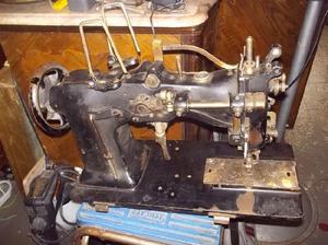 antigua maquina de coser singer 72-w-12 doble aguja