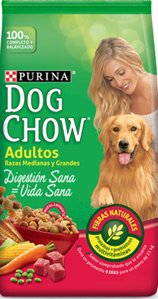 Alimento Perros Adultos DOG CHOW Razas Grancde/Mediana y