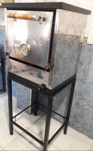 Horno pizzero 3 moldes