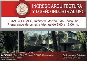 INGRESO ARQUITECTURA - 2019 UNC-FAUDI