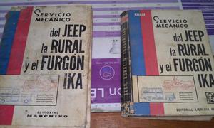 MANUAL JEEP,RURAL Y FURGON IKA.solo contesto WhatsApp 011