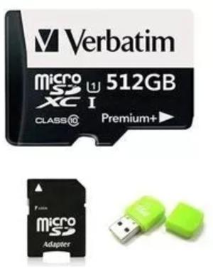 Memoria Verbatim - Micro SD 512 Gb Clase 10 sin uso