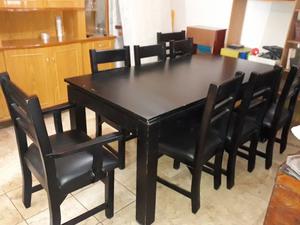 Juego de comedor 8 sillas y mesa