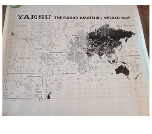 Mapa Yaesu – radioaficionados