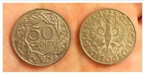 Moneda Polonia50 Groszy 