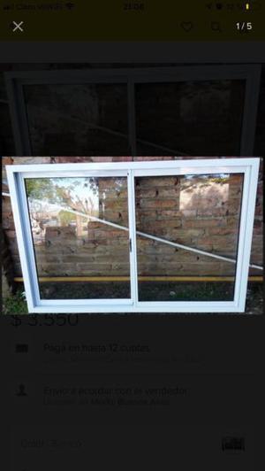 Vendo ventana de aluminio