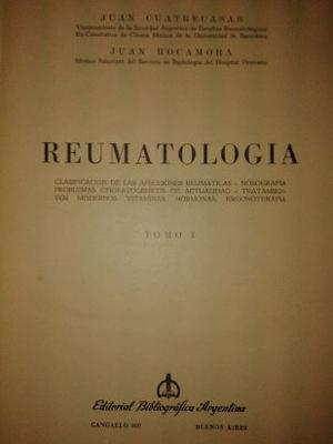 libro "reumatología" cuatrecasas y rocamora, dos tomos 