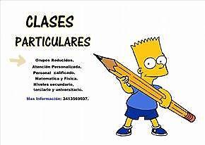 CLASES PARTICULARES DE TODOS LOS NIVELES