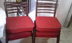 Dueña vende 4 silla urgente