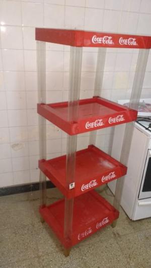 Exhibidor 4 estantes coca cola