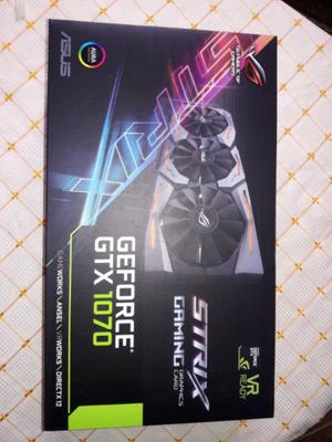 Nvidia Geforce Gtx 1070 8gb Oc Asus Strix