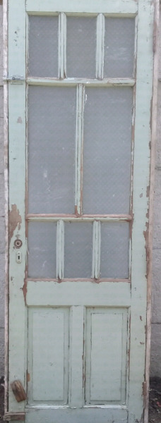 Puerta antigua-con vidrios-buen estado