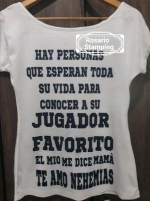 Remeras mamás Futboleras