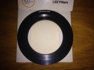 Anillo Adaptador de lentes 67mm marca Lee Filters