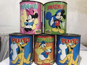 Colección de latas de Mickey Mouse