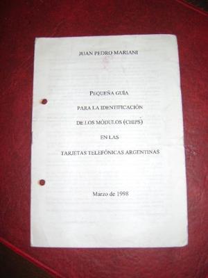 Especial Coleccionista Tarjetas Telefonicas Guia Para Chips