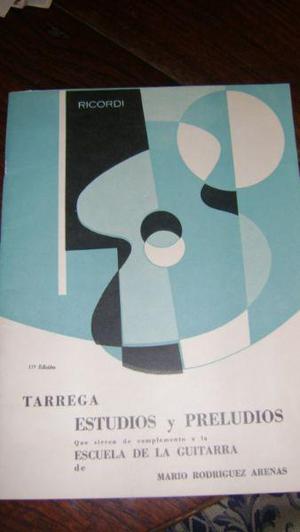 Estudios Preludios Francisco Tarrega Partitura Guitarra 1.1