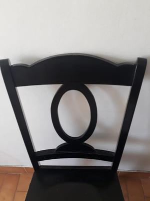 sillas comedor negras