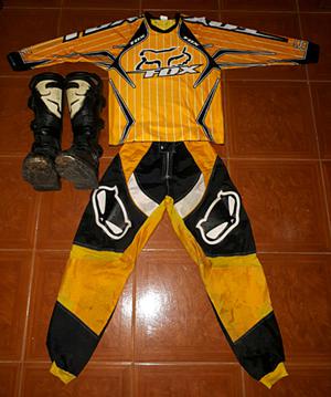 Conjunto Gama Niño + Botas (motocross,atv)