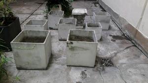 Masetas de cemento