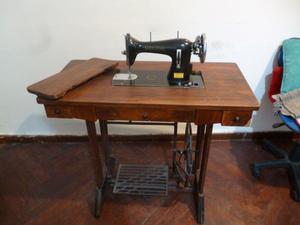 maquina de coser necchi antigua con mueble