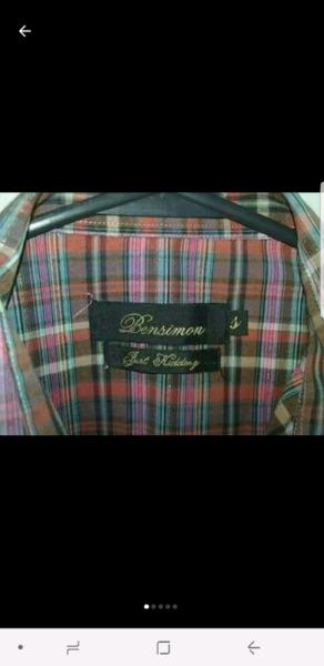 Camisa Hombre Bensimon Talle S. Mangas Cortas