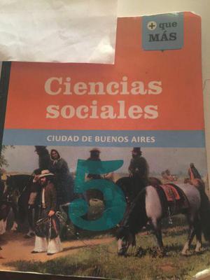 Libro de Ciencias Sociales 5 Ciudad de Buenos Aires,