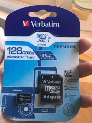 TARJETA DE MEMORIA MICRO-SD 128 GB VERBATIM PREMIUM 45 MB/S