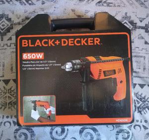 Taladro black decker 650w con maletin nuevo