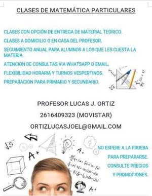 Profesor Particular de Matemática