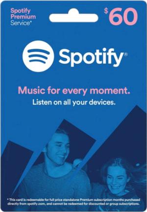 Spotify tarjeta de regalo