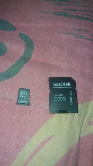 TARJETA DE MEMORIA MICRO-SD 64 GB KINGSTON CON ADAPTADOR