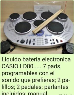 bateria electronica Casio