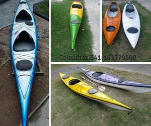 kayaks de Travesía singles, dobles, etc