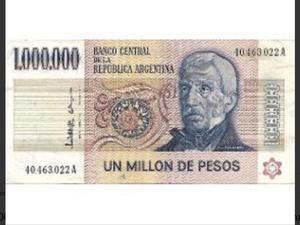  Billetes Ley  De Un Millón De Pesos