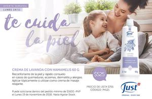 CREMA DE LAVANDA JUST OFERTA