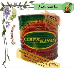 Cerezas -al Maraschino 3.1 Kg Cereskinas (mendocinas)