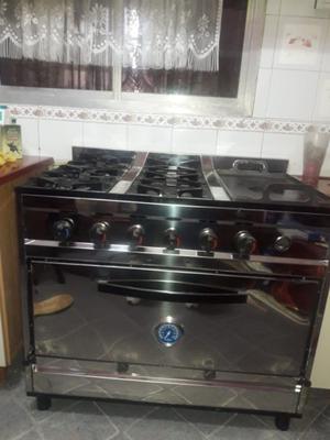 Cocina 4 hornallas + plancha