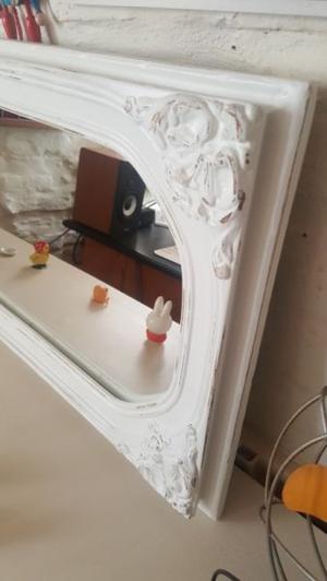 Espejo antiguo Frances provenzal reciclado a nuevo