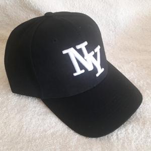 Gorra ny negro visera curva